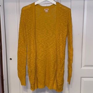 Mustard oversized cardigan